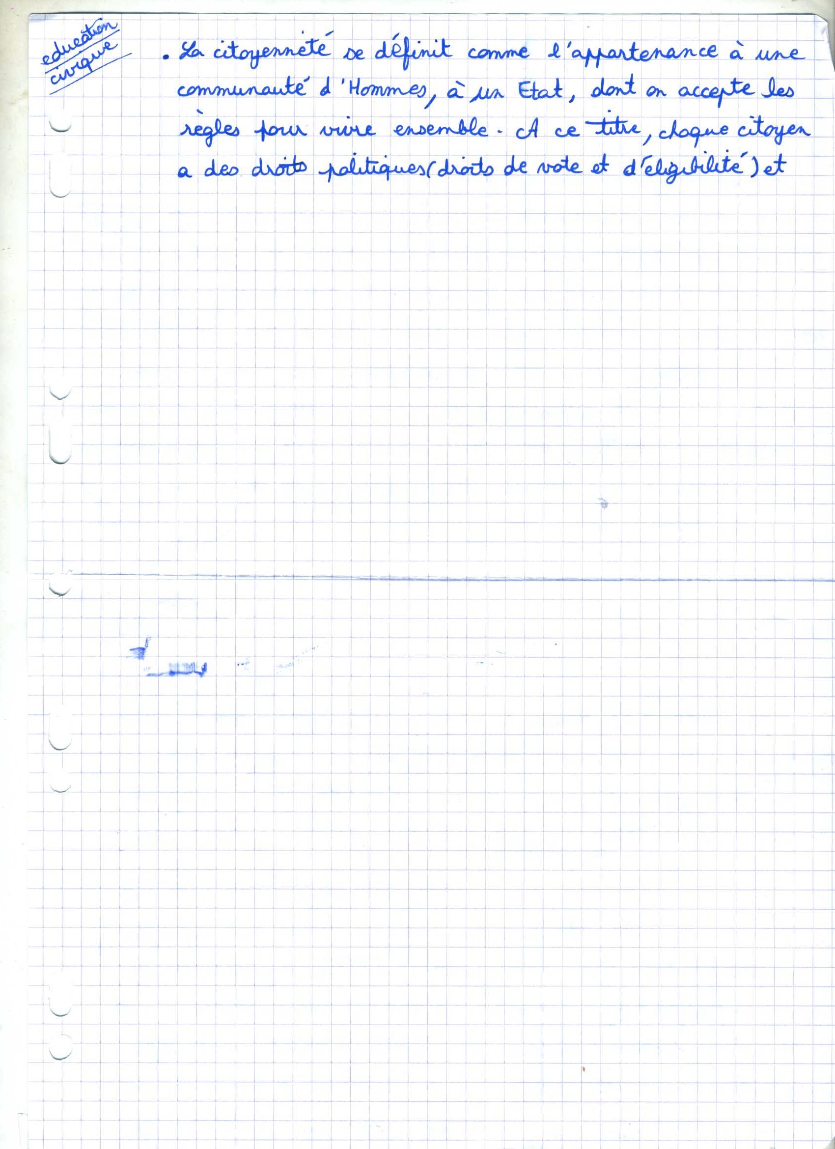 Education civique 2